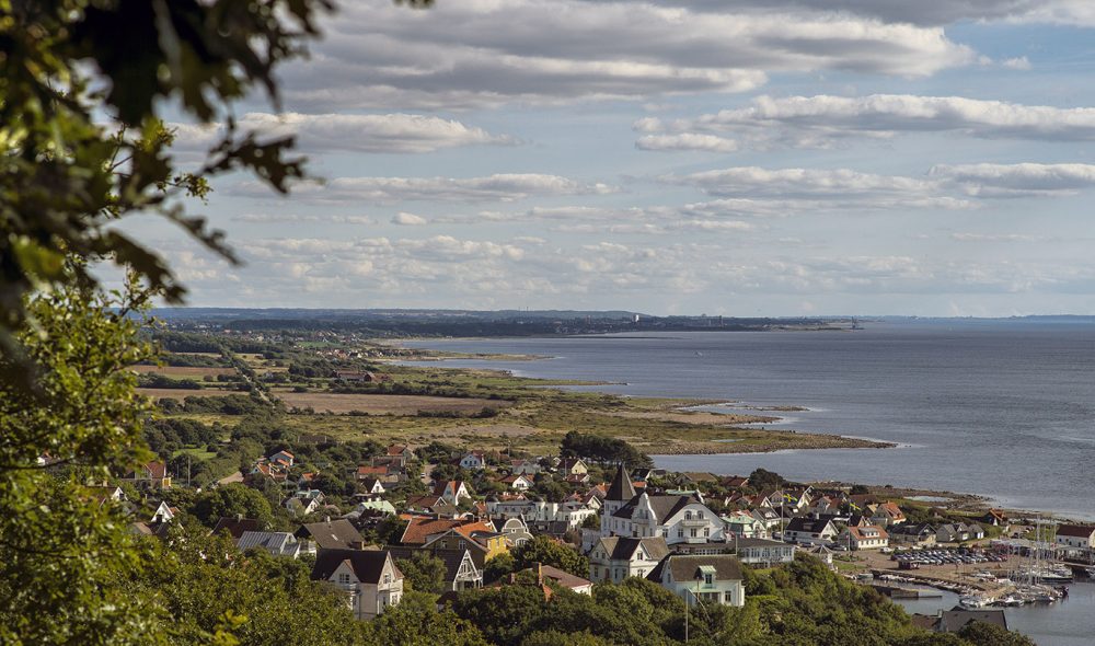 SKÅNEKYSTEN: Det en flere nydelige landsbyer langs kysten i det sørlige Sverige.