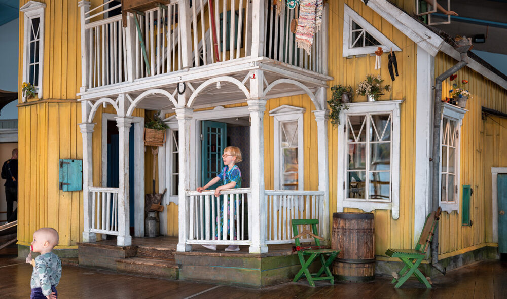 PIPPIS HUS: Inne i Junibacken er det laget en rekonstruksjon av huset til Astrid Lindgrens mest kjente karakter.