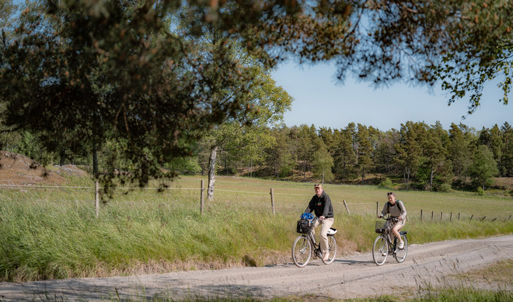 GODE SYKKELSTIER: Øyene i skjærgården egner seg ypperlig for dem som vil ta sykkelen fatt.