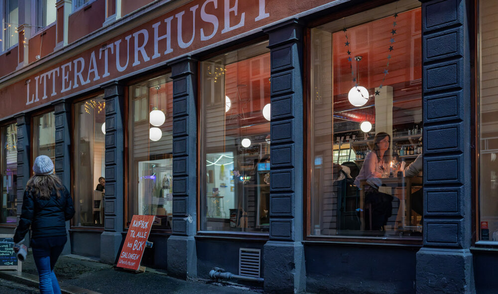 KOS: Litteraturhuset er et mange koselige treffsteder i Bergen.
