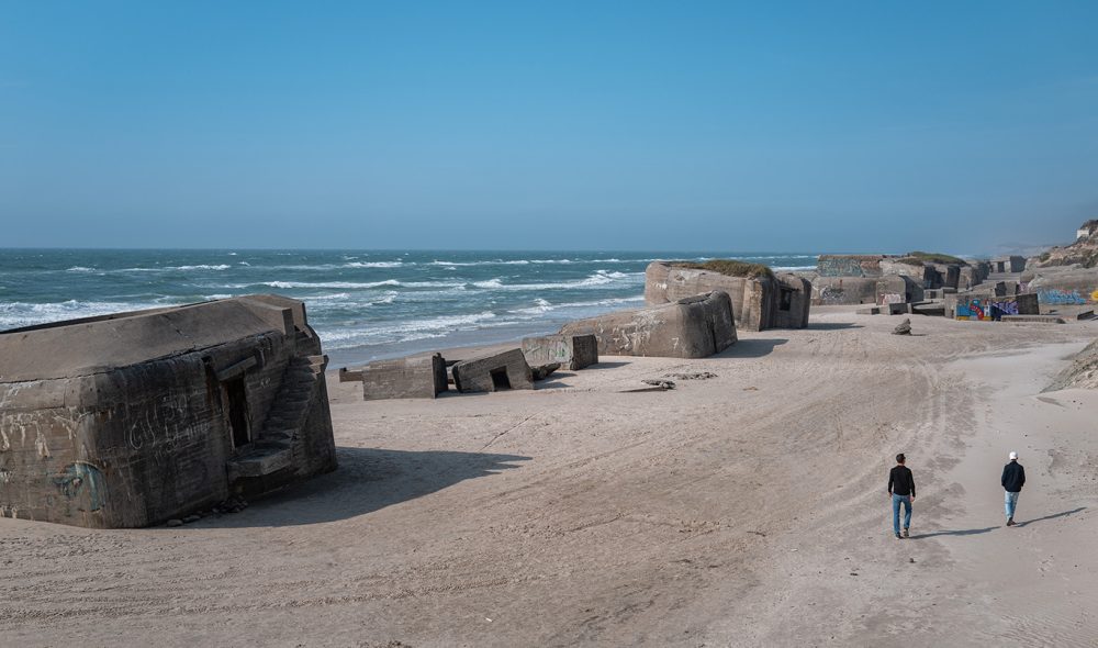 FRA KRIGEN: De mange og svære bunkerne etter tyskerne er med årene blitt en attraksjon.