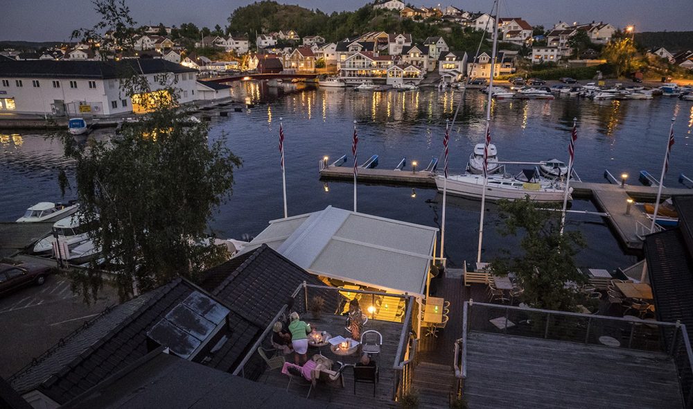 ØYA: Kragerø fikk trolig navnet sitt fra øya på andre siden av Bysundet.