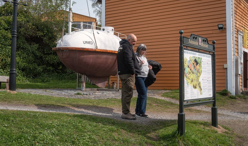 GO’BIT: Aalesunds Museum har en unik beligget midt i sentrum av byen.